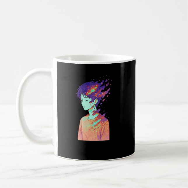 Fragmenterad Kosmos • Delar av Min Identitet Drar  Kaffemugg (Vänster)