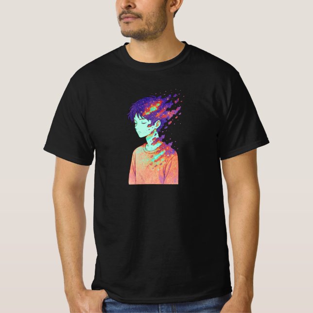Fragmenterad Kosmos • Delar av Min Identitet Drar  T Shirt (Framsida)