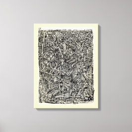 Fragmenterat kanvastryck