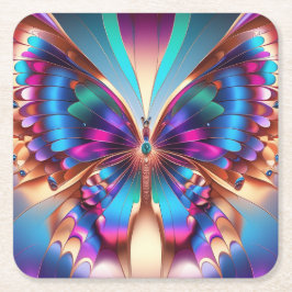 Fragmentos de Mariposa Underlägg Papper Kvadrat