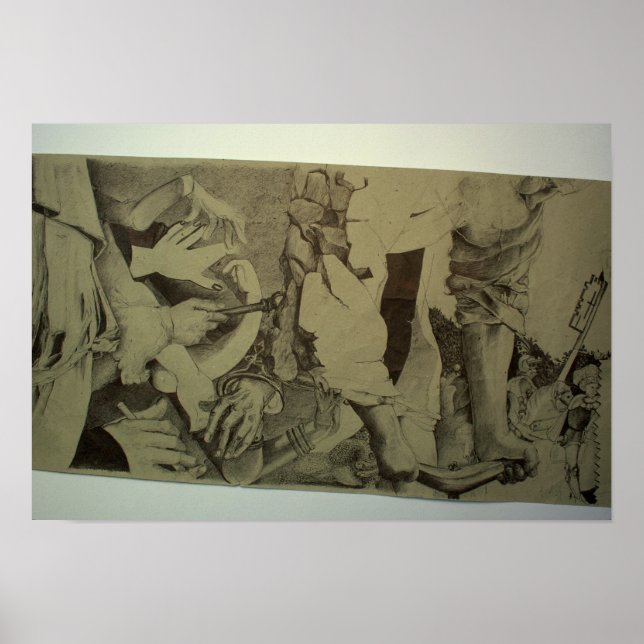 Fragments d'Arts Detail Roll by Pascale Baud Poster (Framsidan)