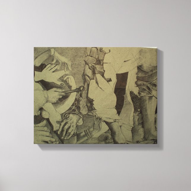 Fragments d'Arts Roll Detail av P Baud Canvas (Framsida)