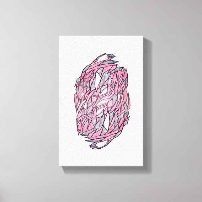 Fragments of Light – Modern Geometric Abstract Ca Canvastryck (Framsida)