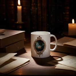 Fragonard Gungan Vintage Artmugg - Lyxig Guld  Kaffemugg