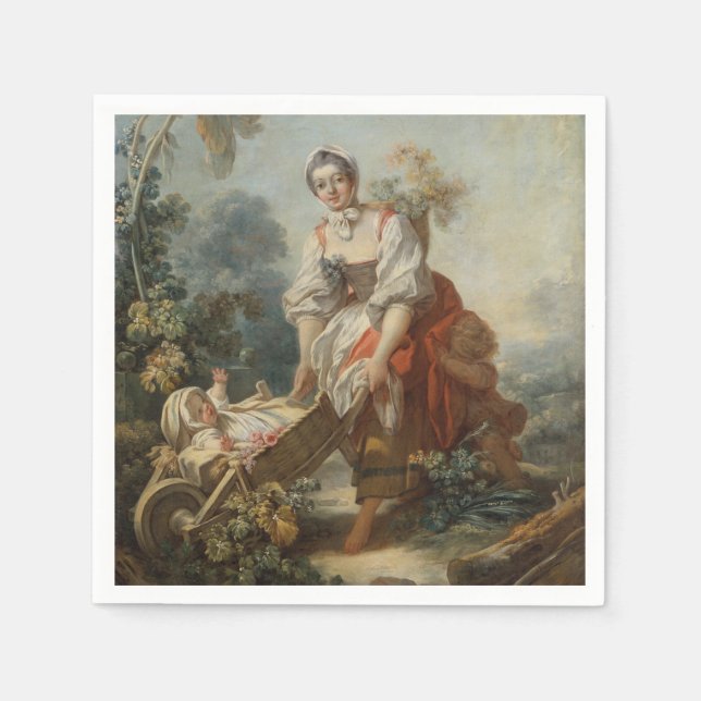 Fragonards Moderskap Joys Pappersservett (Framsidan)