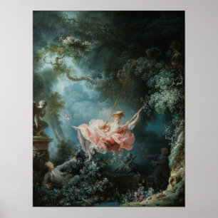 Fragonards swing - Classical Painting Poster