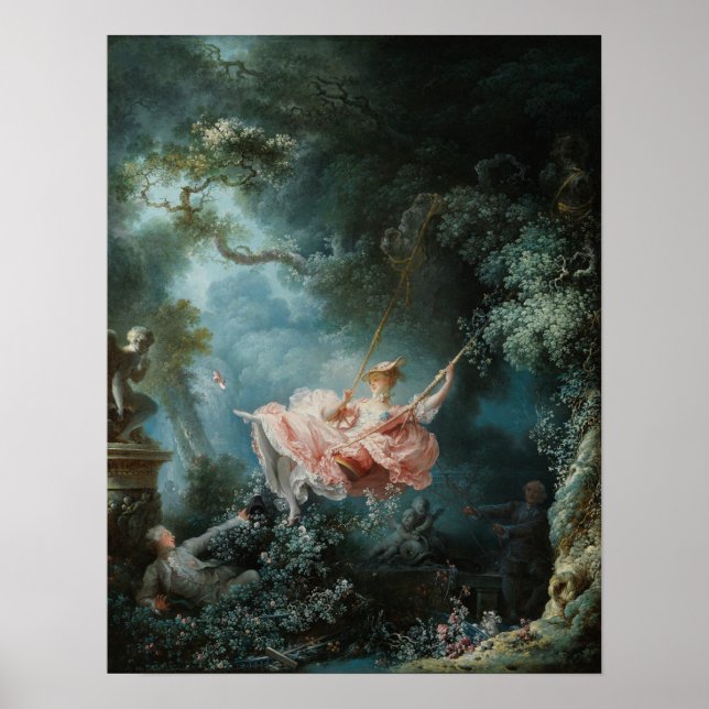 Fragonards swing - Classical Painting Poster (Framsidan)