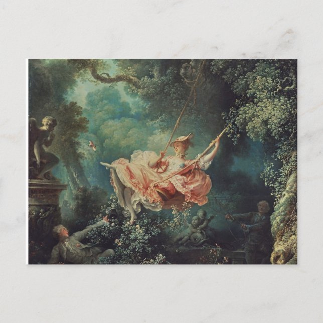 Fragonard's The Swing Vykort (Framsida)