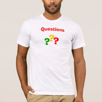 Frågor och svar t-shirt