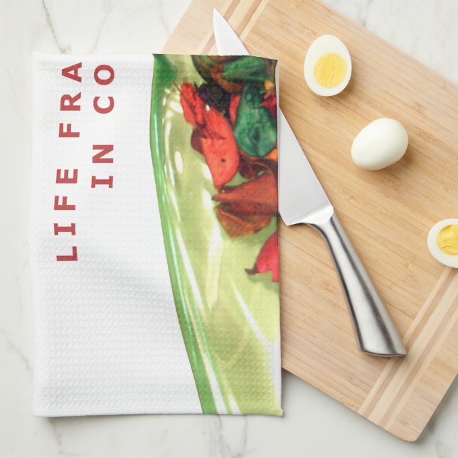 Fragrance of Life: Potpourri Inspirational Message Kökshandduk (Vikt i Fjärdedel)