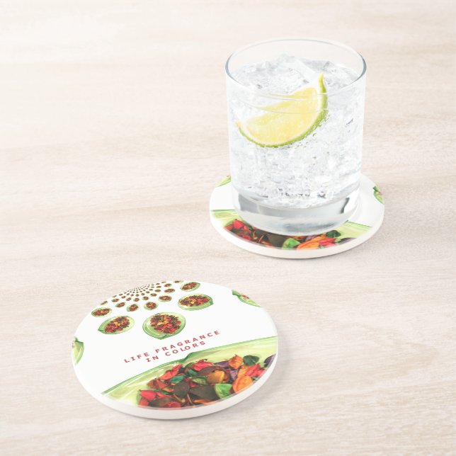 Fragrance of Life: Potpourri Inspirational Message Underlägg Sandsten (Sidan)