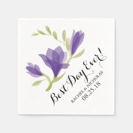 Fragrant Freesia Petals | Bästa dagen någonsin! Pappersservett