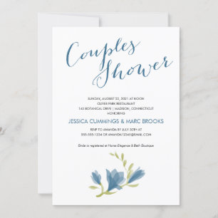 Fragrant Freesia Petals Par Shower Inbjudningar