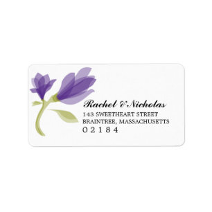 Fragrant Freesia Petals Utskickande Adress Adressetikett