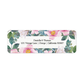Fragrant Garden Wedmeds Returetiketter Returadress Etikett