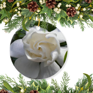 Fragrant Gardenias Julgransprydnad Keramik