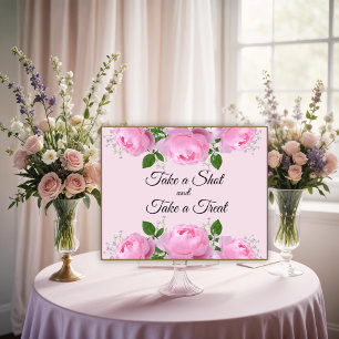 Fragrant Rosa ros, ta ett blodprov, ta ett prov Poster