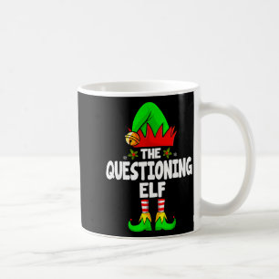 Frågvis Alv Grupp Jul Rolig Pyjamas Party Kaffemugg