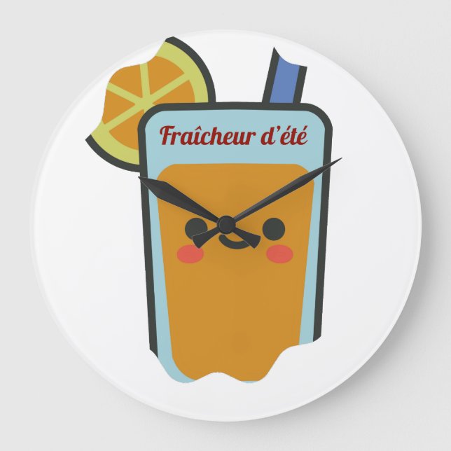 Fraîcheur d'été stor klocka (Framsida)