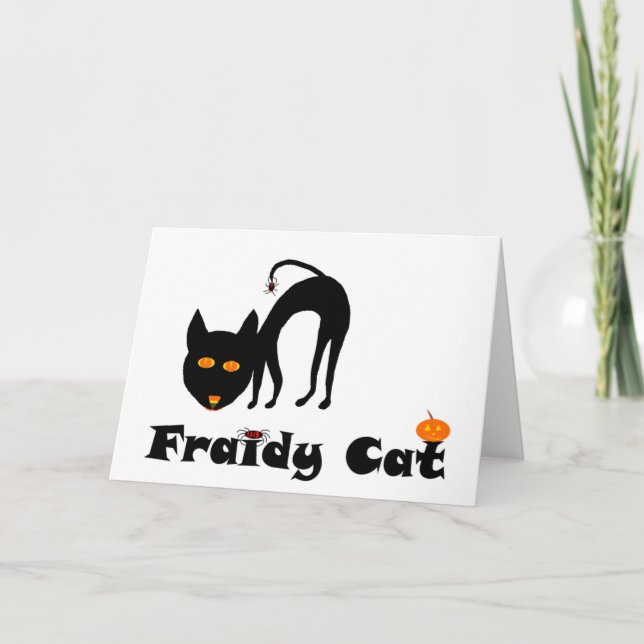 Fraidy katt kort (Framsida)