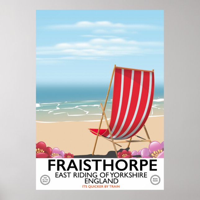 Fraisthorpe East Riding of Yorkshire, England. Poster (Framsidan)
