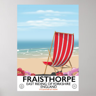 Fraisthorpe Öster Riding of Yorkshire, England. Poster