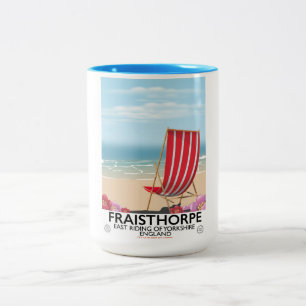 Fraisthorpe Öster Riding of Yorkshire, England. Två-Tonad Mugg