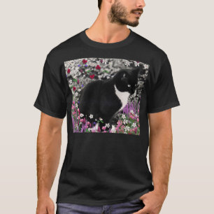 Fräknar i blommor II - smokingkatt Tee