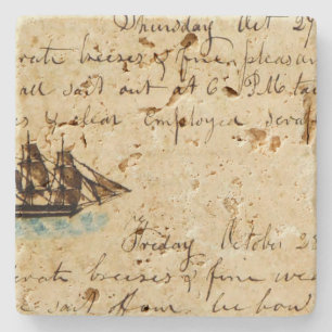 Frakt 1841 för Nantucket Whaling Stenunderlägg