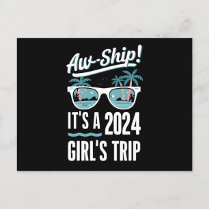 Frakt 2024 Girls Resa Girls Cruise Group. Vykort