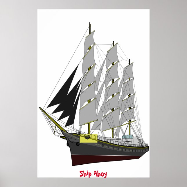 Frakt Ahoy Poster (Framsidan)