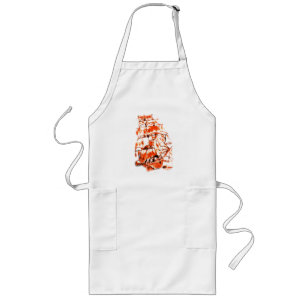 Frakt Apron Långt Förkläde