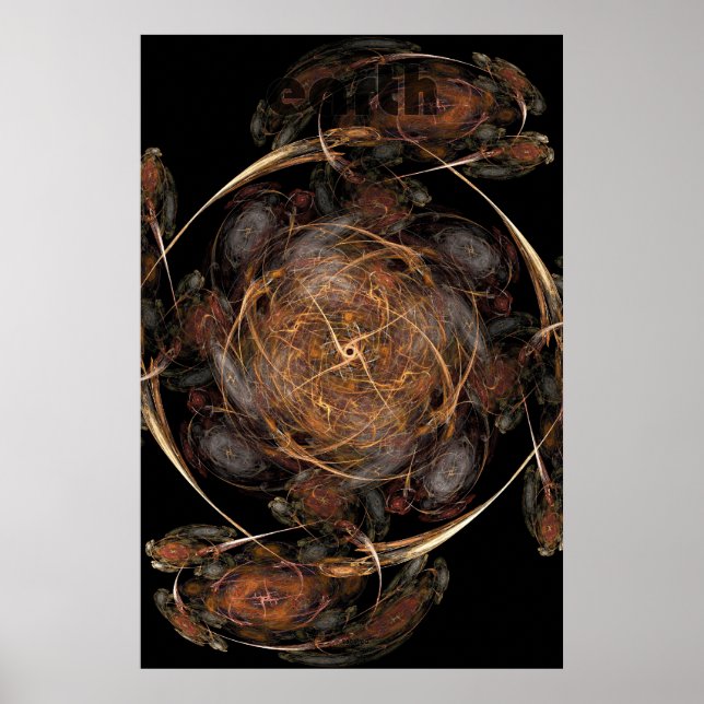 Frakt av låga: jord poster (Framsidan)