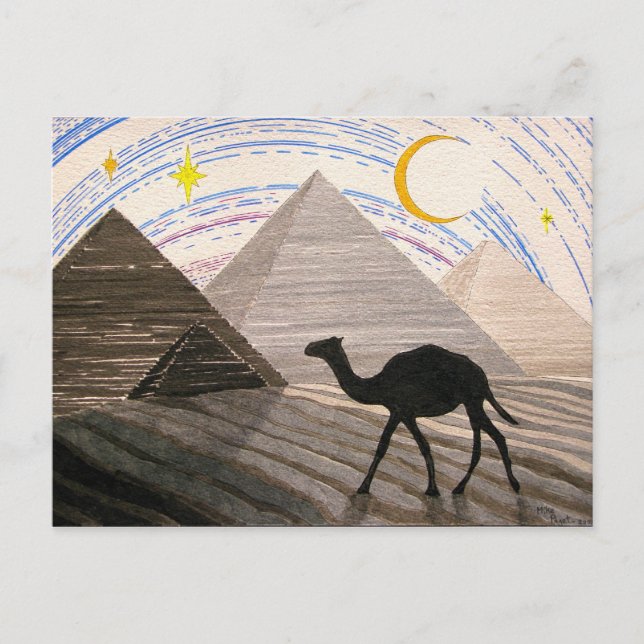 Frakt av öknen vykort (Framsida)