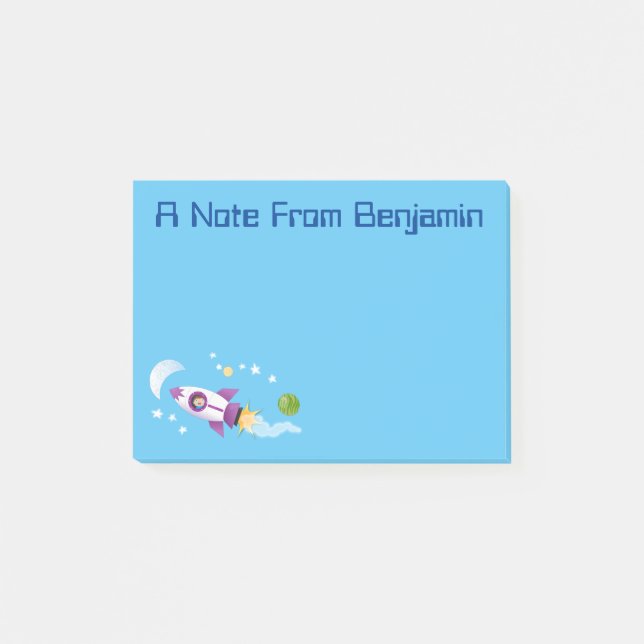 Frakt av rutnätsraket i illustration av tecknaden  post-it block (Framsida)