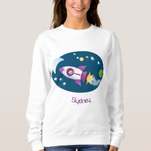 Frakt av rutnätsraket i illustration av tecknaden t shirt