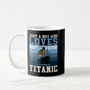 Frakt bara en pojke som Kärlek Titanic Boat Titani Kaffemugg