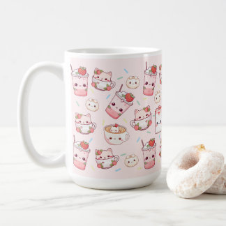 Frakt brast: Kawaii Cat Coffee Mugg