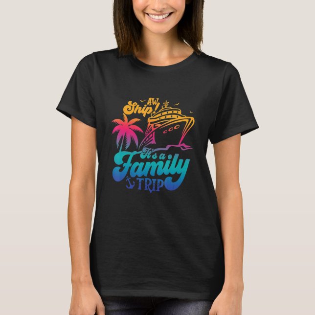 Frakt! Det är en Familj Resa, Familjefraket, Famil T Shirt (Framsida)