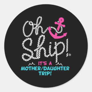 Frakt Det är en Mor-dotter, Resa Cruise Runt Klistermärke