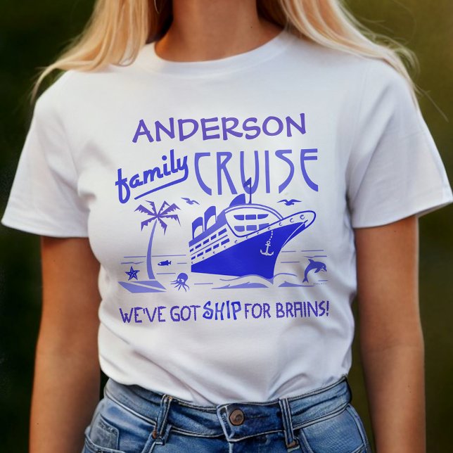 Frakt för Family Cruise Vacation Funny | Anpassat  Tee Shirt (Skapare uppladdad)