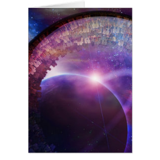 Frakt för flera generationer mellan städer hälsningskort