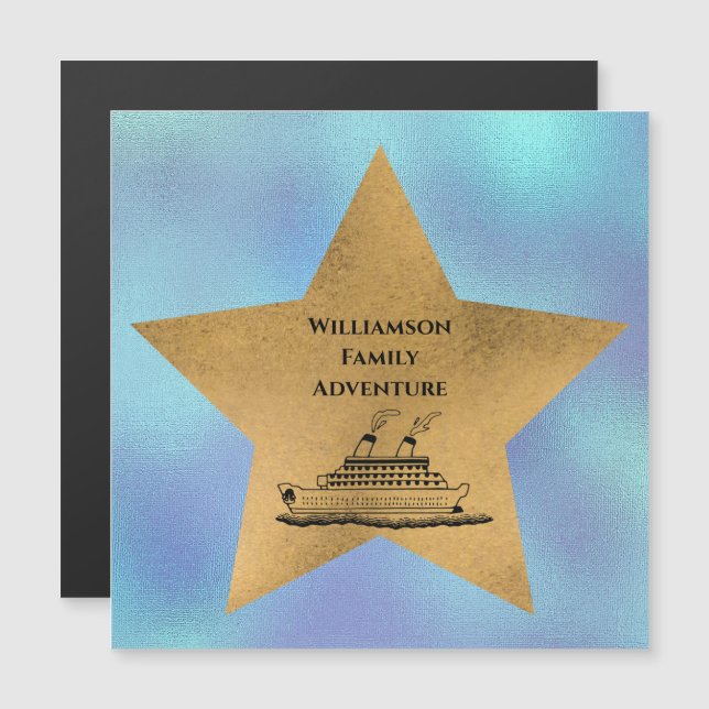 Frakt för  för cafin-Guld stjärnornas farstad (Fram/baksida)