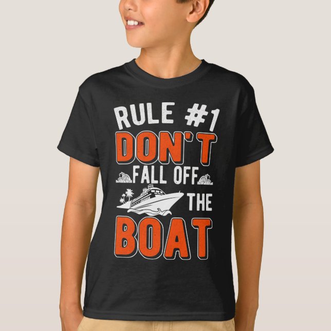 Frakt för marscherande Regler Boat Funny Cruise T Shirt (Framsida)