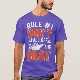 Frakt för marscherande Regler Boat Funny Cruise T Shirt