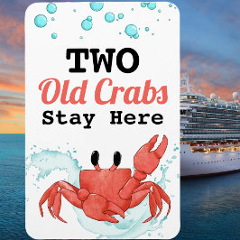 Frakt för ryttning av gamla Crab Cabin Door Marker Magnet