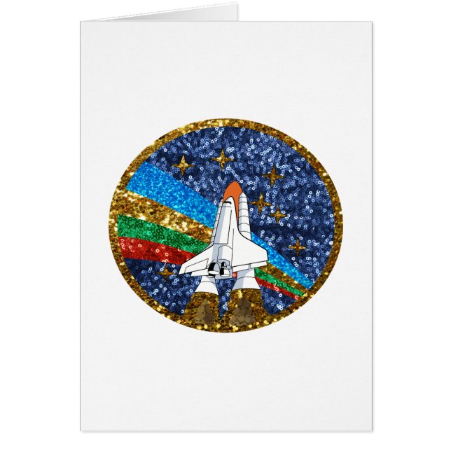 frakt för sekvensutrymme hälsningskort (Framsidan)