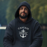 Frakt för sjöblå kapten Boat Nautical Anchor Hoodie<br><div class="desc">Segel i stil med marinblå kapten Boat Nautical Anchor Frakt Hoodie. Den här förstklassiga garantin har en klassisk marin blå nyans och en slående ankare och frakt, perfekt för maritima entusiaster. Den är gjord av mjuk, andningsbar väv och garanterar bekvämlighet för hela dagen oavsett om du är på vatten eller...</div>