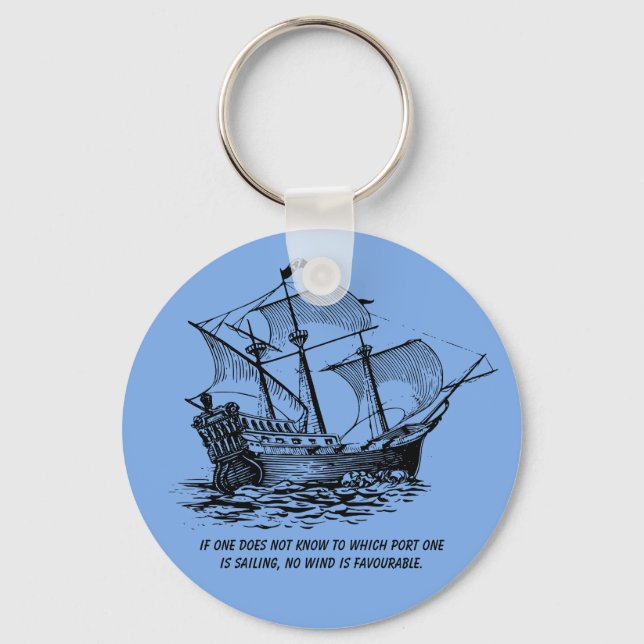 FRAKT FÖR VINTAGE SAILING NYCKELRING (Framsida)