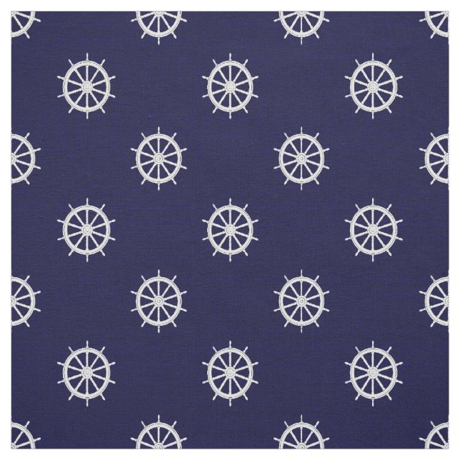 Frakt Helm Nautical Fabric Tyg (Provkarta)